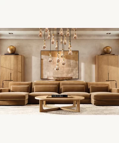 RH Rain Round Chandelier 36" - Image 8