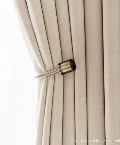 Blackout Curtains 1-Panel, Ring Top Room Darkening Drapes for Bedroom - Image 3