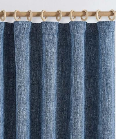 Custom Vintage Linen Curtains & Valance Set, Anti-Bacterial Solid Drapes, 50"W x 84"L - Image 6