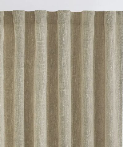 Custom Vintage Linen Curtains & Valance Set, Anti-Bacterial Solid Drapes, 50"W x 84"L - Image 9