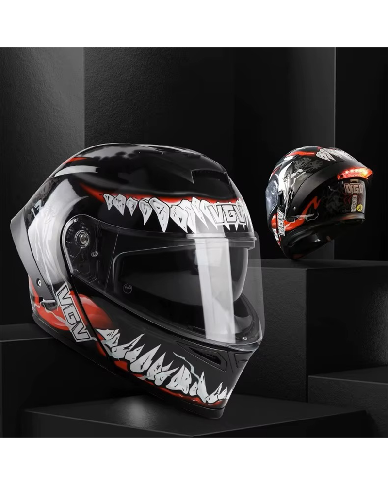 Alternative view of LED Flip-Up Modular Motorcycle Helmet | Full-Face for Men & Women