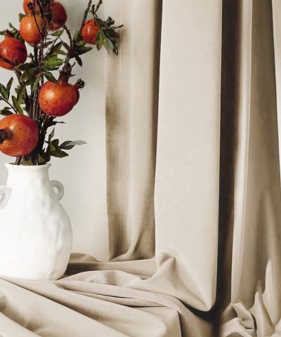Blackout Curtains 1-Panel, Ring Top Room Darkening Drapes for Bedroom - Image 4
