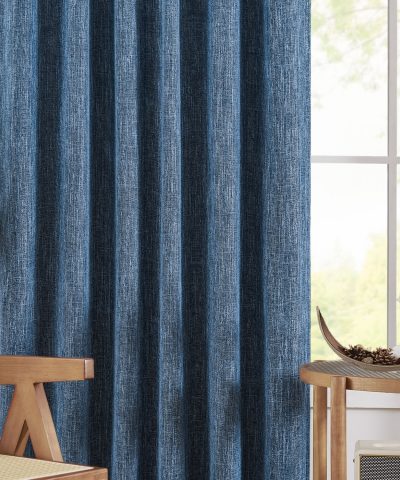 Custom Vintage Linen Curtains & Valance Set, Anti-Bacterial Solid Drapes, 50"W x 84"L - Image 5