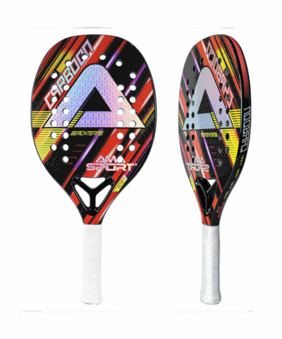12K Sand Grit Carbon Fiber Visible Weave Beach Tennis Racket
