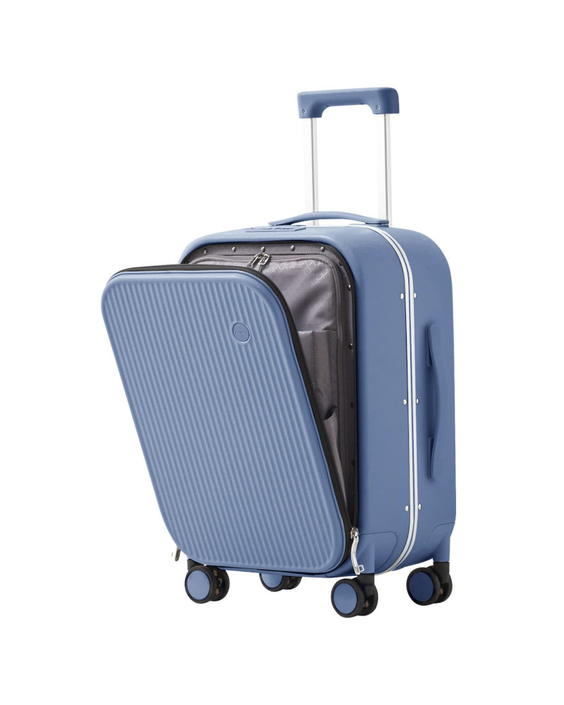 Alternative view of Mixi 2023 Carry On Suitcase Aluminum Frame Front Laptop Pocket Luggage PC TSA Lock Spinner Whieels Carry on