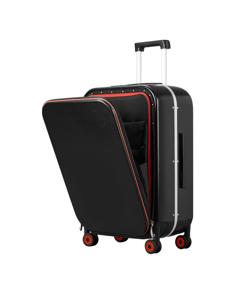 Alternative view of Mixi New Innovative Design Carry On Hardside Rolling Luggage