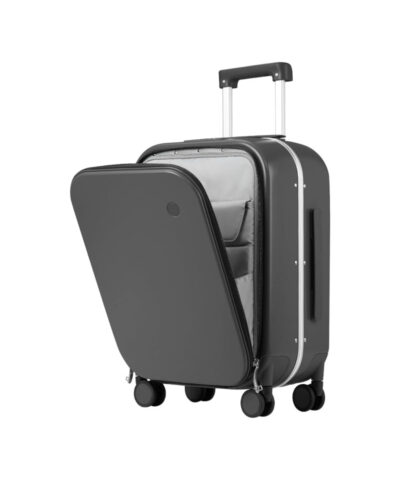 Mixi Brand Luxury Design Carry On Suitcase Polycarbonate Travel Rolling Luggage grey 24