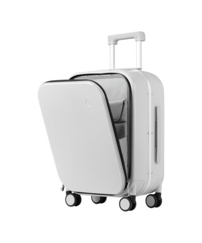 Mixi Brand Luxury Design Carry On Suitcase Polycarbonate Travel Rolling Luggage white 24