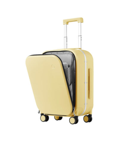 Mixi Brand Luxury Design Carry On Suitcase Polycarbonate Travel Rolling Luggage yellow 20