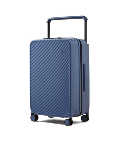 Mixi Gorgeous Wide Handle Suitcase Travel Luggage Rolling Carry On Cabin Hardside Patent Design blue 20