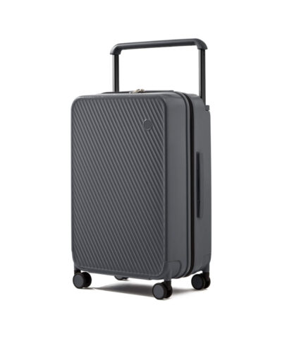 Mixi Gorgeous Wide Handle Suitcase Travel Luggage Rolling Carry On Cabin Hardside Patent Design grey 20