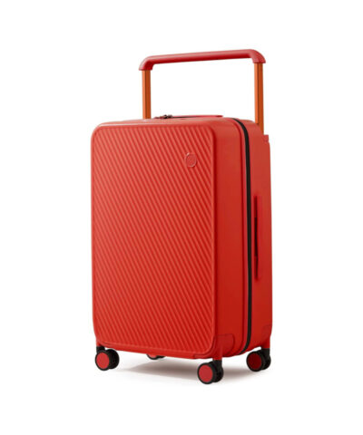 Mixi Gorgeous Wide Handle Suitcase Travel Luggage Rolling Carry On Cabin Hardside Patent Design red 20