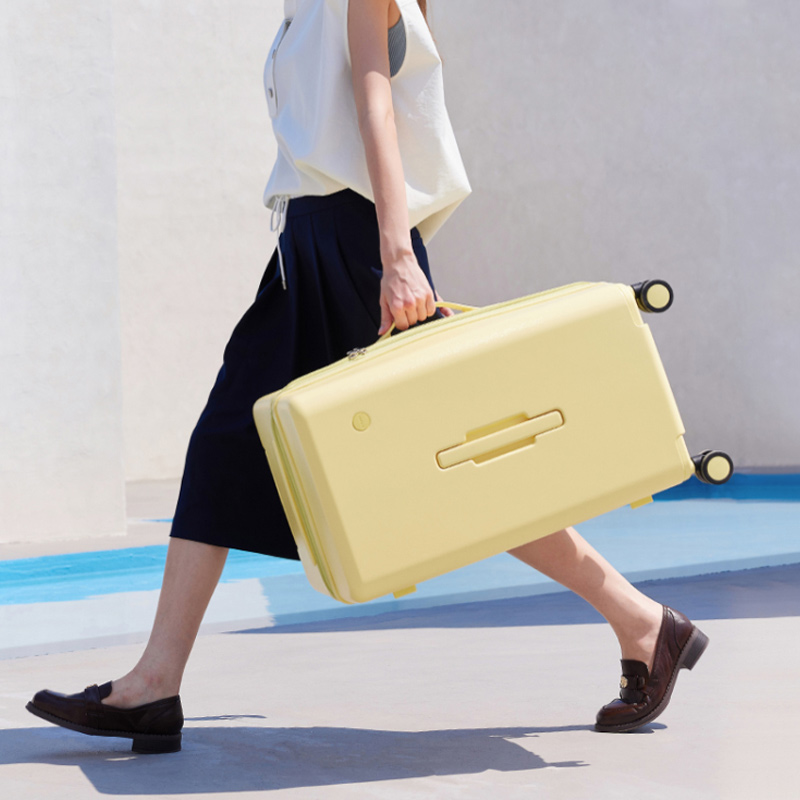 Alternative view of Mixi Large-Capacity Check in Rolling PC Luggage TSA Lock Trolley Case Travel Suitcase