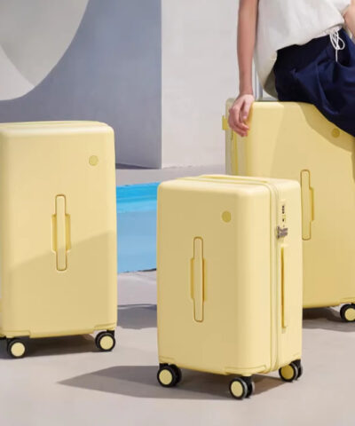 Mixi Large-Capacity Check in Rolling PC Luggage TSA Lock Trolley Case Travel Suitcase - Image 3