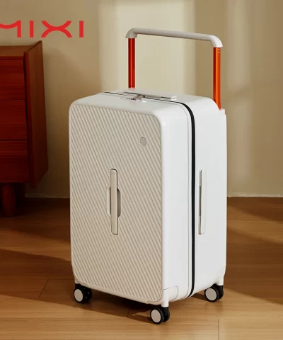 Mixi Large Capacity Suitcase Trolley Case Check in Hardside Rolling Luggage Wide Handle Travel Suitcase 26 inch 25082713 1