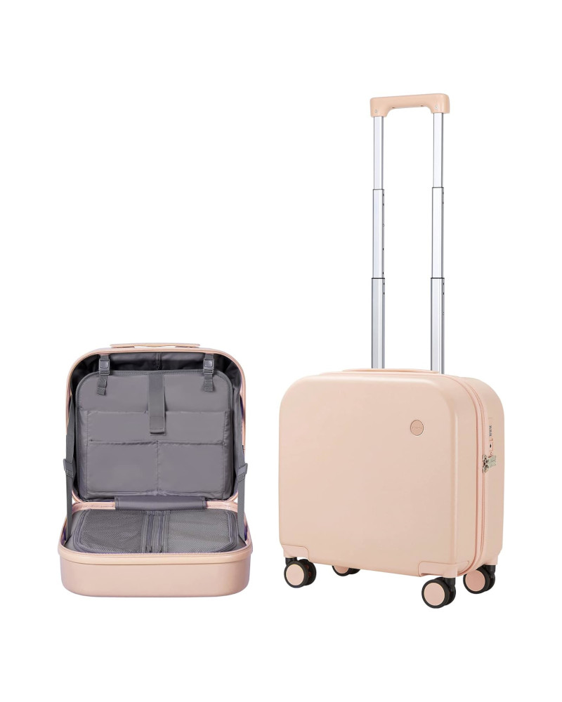 Alternative view of Mixi Lightweight Carry On Rolling Spinner Wheels Travel Bag-  16 Inch