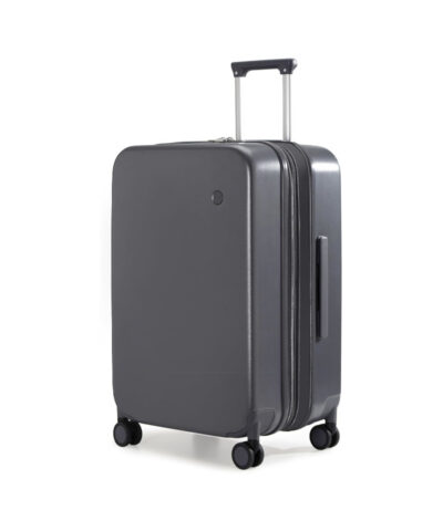 Mixi New Design Puristic Expandable TSA Lock Travel Luggage Lightweight Large Capacity Suitcase With Spinner Wheels grey 24