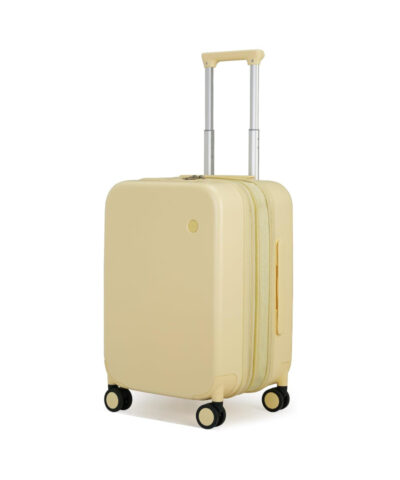 Mixi New Design Puristic Expandable TSA Lock Travel Luggage Lightweight Large Capacity Suitcase With Spinner Wheels yellow 20