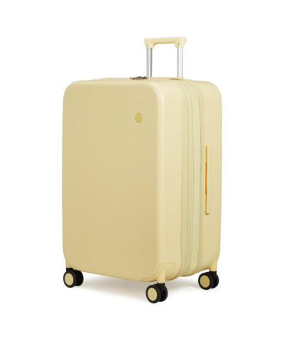 Mixi New Design Puristic Expandable TSA Lock Travel Luggage Lightweight Large Capacity Suitcase With Spinner Wheels yellow 26