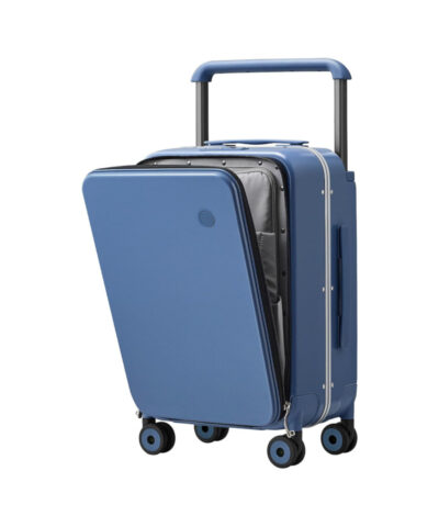 Mixi New Design Wide Handle Suitcase Carry On Travel Luggage Trolley Case blue 24