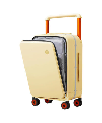 Mixi New Design Wide Handle Suitcase Carry On Travel Luggage Trolley Case yellow 24