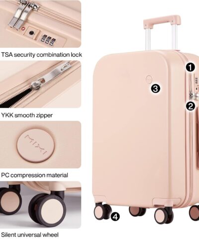 Mixi Patent Design PC Travel Luggage On Spinner Wheels 25082520 2