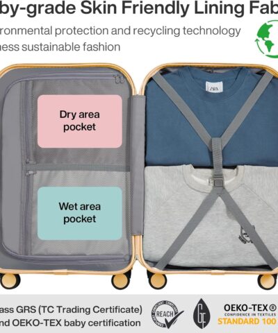 Mixi Patent Design PC Travel Luggage On Spinner Wheels 25082520 4
