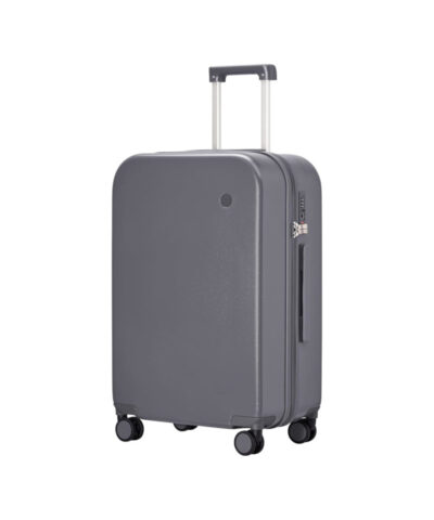 Mixi Patent Design PC Travel Luggage On Spinner Wheels grey 24