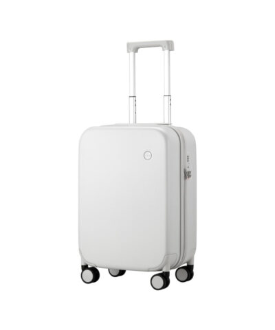 Mixi Patent Design PC Travel Luggage On Spinner Wheels white 20