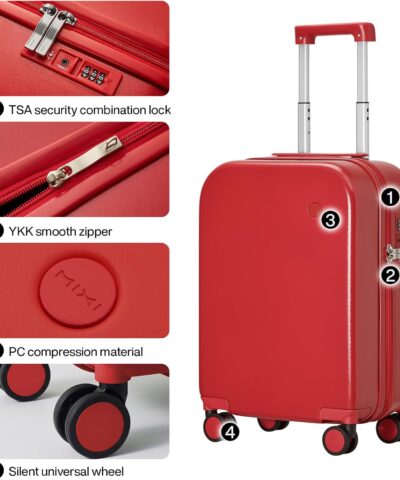 Mixi Puristic Design Travel Luggage Rolling Hardshell Trolley Suitcase - 26 inch-25082663