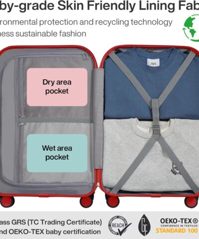 Mixi Puristic Design Travel Luggage Rolling Hardshell Trolley Suitcase - 28 inch-25082664
