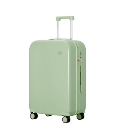 Mixi Puristic Design Travel Luggage Rolling Hardshell Trolley Suitcase green 24