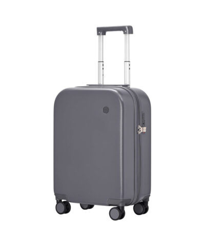 Mixi Puristic Design Travel Luggage Rolling Hardshell Trolley Suitcase grey 20