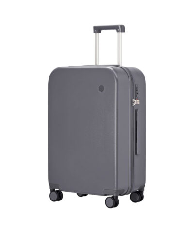 Mixi Puristic Design Travel Luggage Rolling Hardshell Trolley Suitcase grey 24