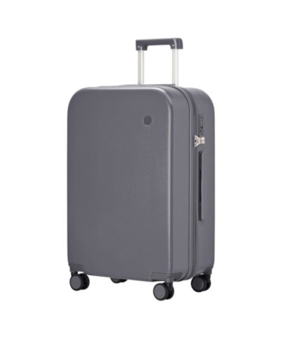 Mixi Puristic Design Travel Luggage Rolling Hardshell Trolley Suitcase grey 26