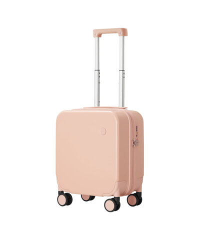 Mixi Puristic Design Travel Luggage Rolling Hardshell Trolley Suitcase pink 14