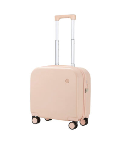 Mixi Puristic Design Travel Luggage Rolling Hardshell Trolley Suitcase pink 16