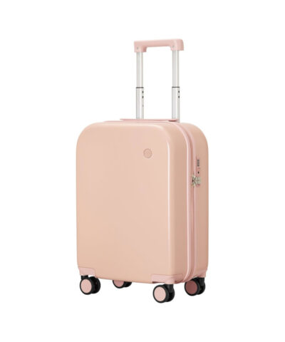 Mixi Puristic Design Travel Luggage Rolling Hardshell Trolley Suitcase pink 20