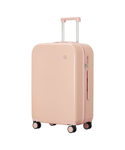 Mixi Puristic Design Travel Luggage Rolling Hardshell Trolley Suitcase pink 24