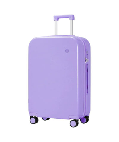 Mixi Puristic Design Travel Luggage Rolling Hardshell Trolley Suitcase purple 26