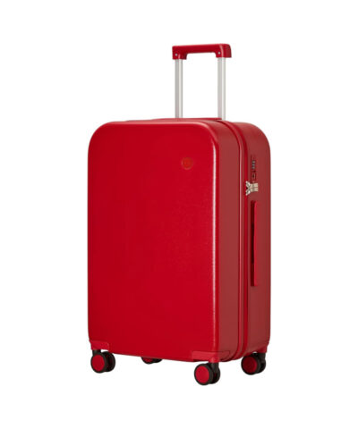 Mixi Puristic Design Travel Luggage Rolling Hardshell Trolley Suitcase red 24