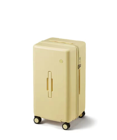 Mixi Striped Travel Luggage Cabin Size Luggage Lightweight Carry On Case Rolling Wheel PC Suitcase yellow thumb