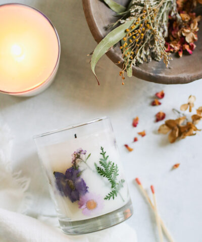 Pressed Flower Candles 2 of 8