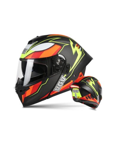 LED Flip-Up Modular Motorcycle Helmet | Full-Face for Men & Women - Image 13