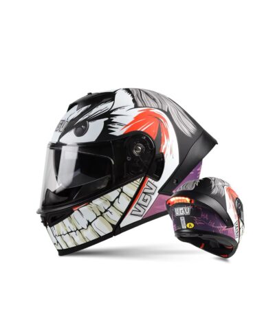 LED Flip-Up Modular Motorcycle Helmet | Full-Face for Men & Women - Image 14