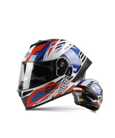 LED Flip-Up Modular Motorcycle Helmet | Full-Face for Men & Women - Image 15