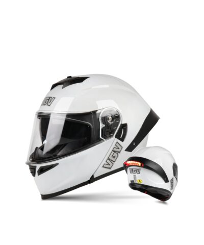 LED Flip-Up Modular Motorcycle Helmet | Full-Face for Men & Women - Image 9