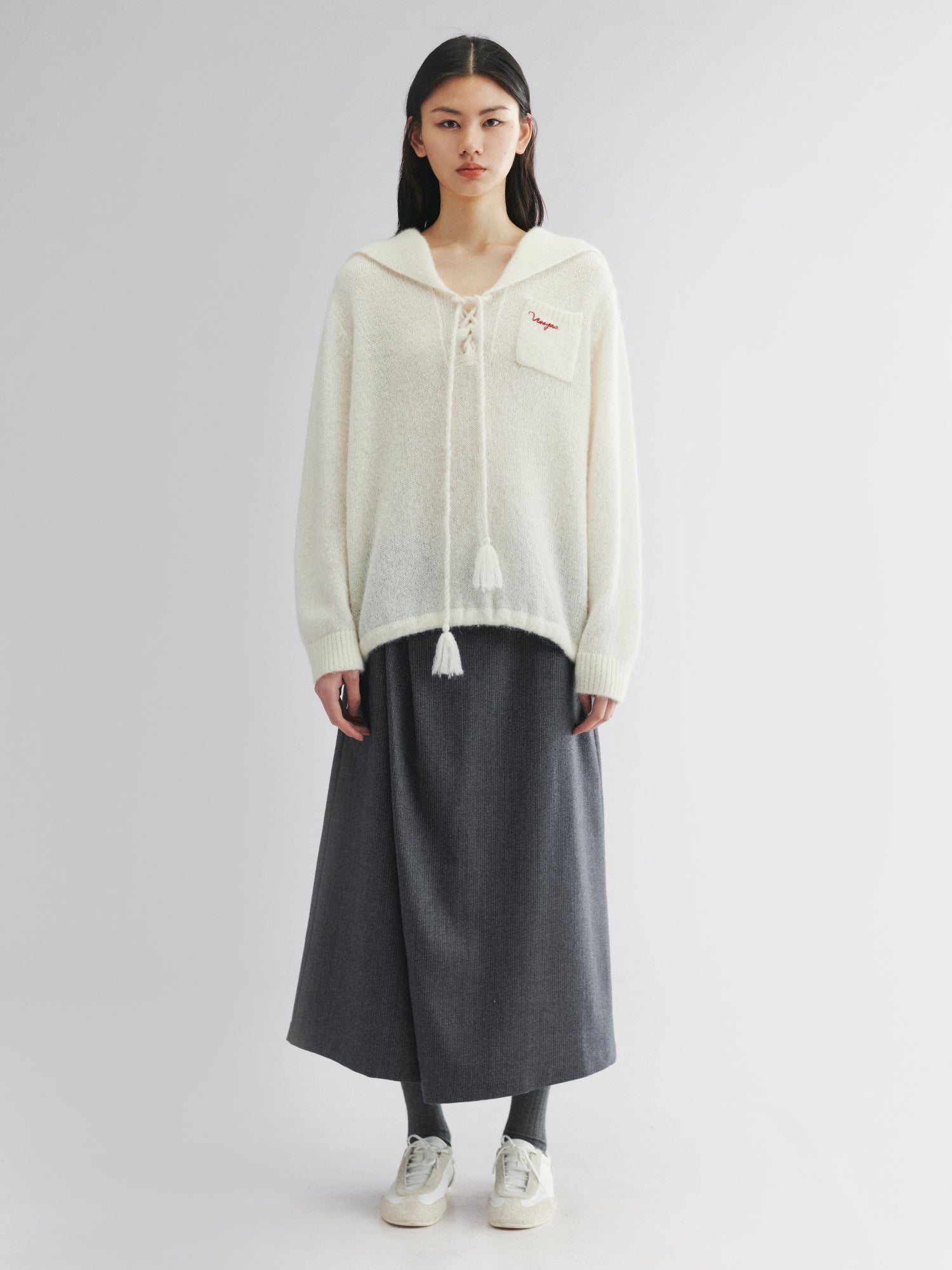 Alternative view of Octopus sailor knit pullover