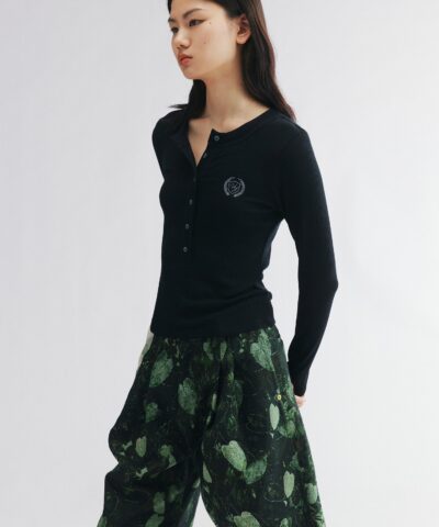 Tencel-Wool Henley T-Shirt