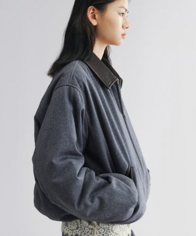 Bomber cotton jacket-grey